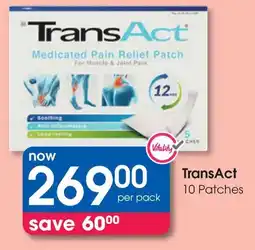 Clicks TransAct Patches offer