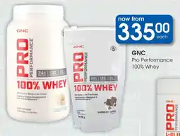 Clicks GNC Pro Performance 100% Whey offer