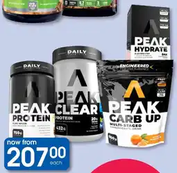Clicks Peak Daily Sports Nutrition Products offer