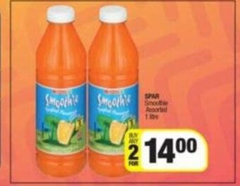 Spar Spar Smoothie Assorted 1 Litre offer