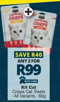 Checkers Kit Cat Crisps Cat Treats offer