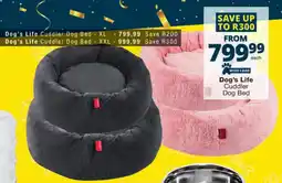 Checkers Dog's Life Cuddler Dog Bed offer