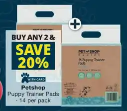 Checkers Petshop Puppy Trainer Pads offer