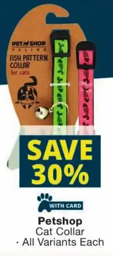 Checkers Petshop Cat Collar offer