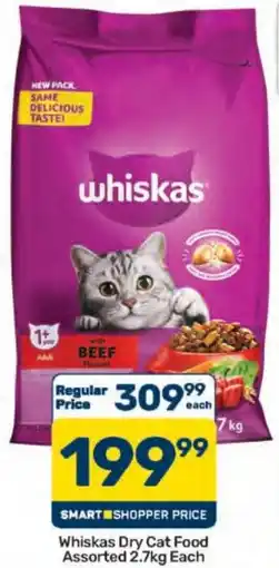 Pick n Pay Whiskas Dry Cat Food Assorted offer