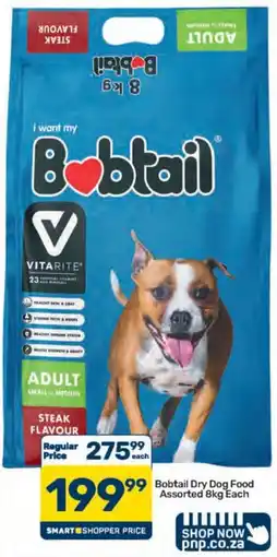 Pick n Pay Bobtail Dry Dog Food Assorted offer