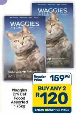 Pick n Pay Waggies Dry Cat Foood Assorted offer