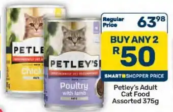 Pick n Pay Petley's Adult Cat Food Assorted offer