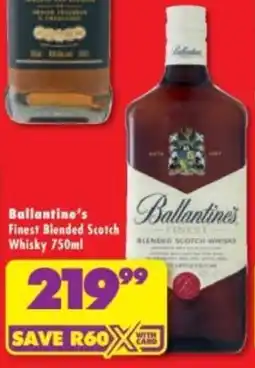 Shoprite Liquor Ballantine's Finest Blended Scotch Whisky offer