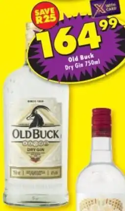 Shoprite Liquor Old Buck Dry Gin offer