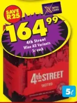 Shoprite Liquor 4th Street Wine All Variants offer