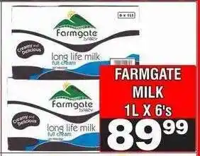 Advance Cash n Carry FARMGATE MILK 1L X 6's offer