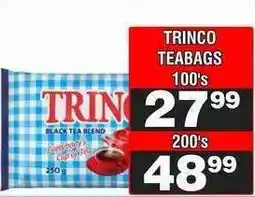 Advance Cash n Carry TRINCO TEABAGS 100's offer