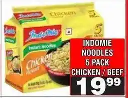 Advance Cash n Carry INDOMIE NOODLES 5 PACK CHICKEN / BEEF offer