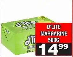 Advance Cash n Carry D'LITE MARGARINE 500G offer