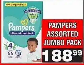 Advance Cash n Carry PAMPERS ASSORTED JUMBO PACK offer