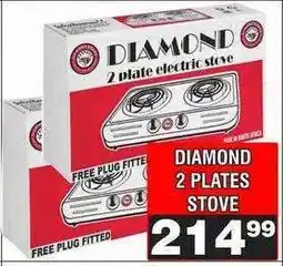 Advance Cash n Carry DIAMOND 2 PLATES STOVE offer