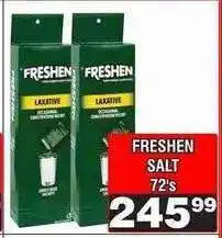 Advance Cash n Carry FRESHEN SALT 72's offer