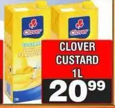 Advance Cash n Carry CLOVER CUSTARD 1L offer