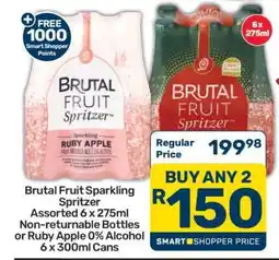 Pick n Pay Brutal Fruit Sparkling Spritzer offer