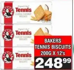 Advance Cash n Carry BAKERS TENNIS BISCUITS 200G X 12's offer