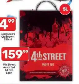 Pick n Pay 4th Street Assorted 5 Litre Each offer