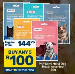 Pick n Pay PnP Semi-Moist Dog Treats Assorted 120g offer