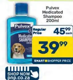 Pick n Pay Pulvex Medicated Shampoo 200ml offer