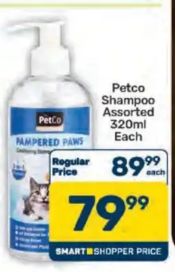 Pick n Pay Petco Shampoo Assorted 320ml Each offer
