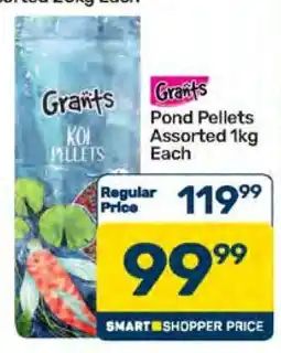Pick n Pay Grant's Pond Pellets Assorted 1kg Each offer
