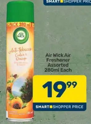 Pick n Pay Air Wick Air Freshener Assorted 280ml Each offer