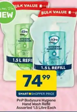 Pick n Pay PnP Bodysure Hygiene Hand Wash Refill offer