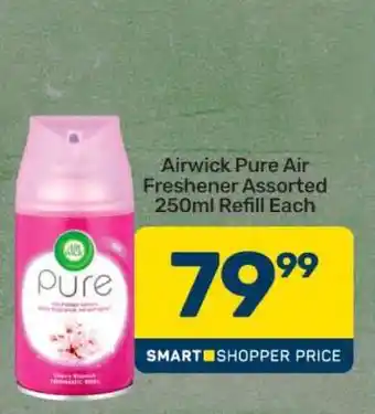 Pick n Pay Airwick Pure Air Freshener Assorted 250ml Refill Each offer