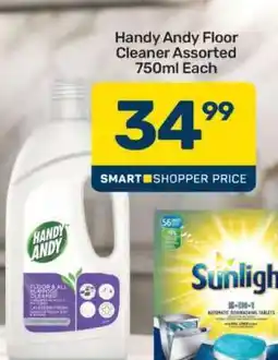 Pick n Pay Handy Andy Floor Cleaner Assorted 750ml Each offer