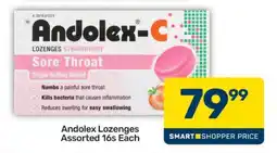 Pick n Pay Andolex Lozenges Assorted 16s Each offer