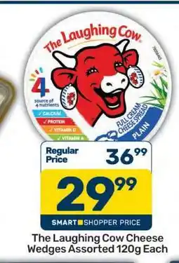 Pick n Pay The Laughing Cow Cheese Wedges Assorted 120g Each offer