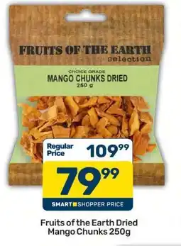 Pick n Pay Fruits of the Earth Dried Mango Chunks 250g offer