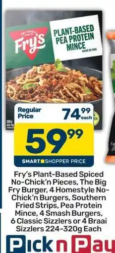 Pick n Pay Fry's Plant-Based Pea Protein Mince offer