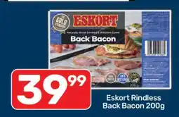 Pick n Pay Eskort Rindless Back Bacon 200g offer