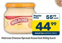Pick n Pay Melrose Cheese Spread Assorted 250g Each offer