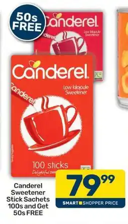 Pick n Pay Canderel Sweetener Stick Sachets 100s and Get 50s FREE offer