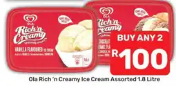 Pick n Pay Ola Rich ‘n Creamy Ice Cream Assorted 1.8 Litre offer