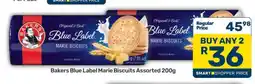 Pick n Pay Bakers Blue Label Marie Biscuits Assorted 200g offer