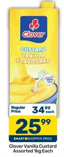 Pick n Pay Clover Vanilla Custard Assorted 1kg Each offer