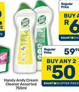 Pick n Pay Handy Andy Cream Cleaner Assorted 750ml offer