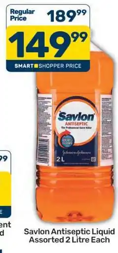 Pick n Pay Savlon Antiseptic Liquid Assorted 2 Litre Each offer