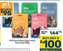 Pick n Pay PnP Semi-Moist Dog Treats Assorted 120g offer