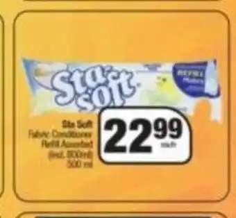 Spar Sta Soft Fabric Conditioner Refill Assorted offer