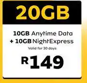 PEP MTN Mobile Data-20GB offer