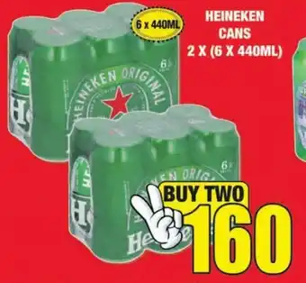 Boxer Liquors Heineken Cans 2 x (6x440ml) offer